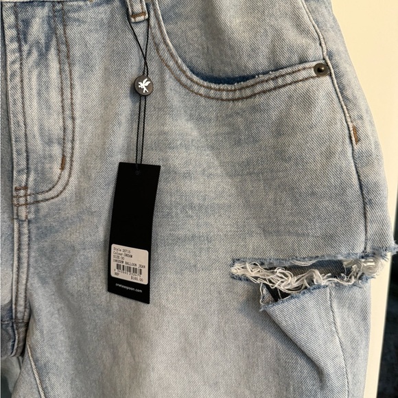 NWT One Teaspoon Light Wash High Rise Jeans Size 30 - Picture 9 of 16